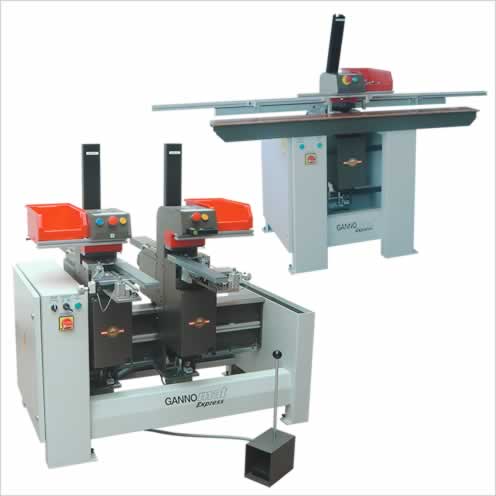 Hardware drill and insertion machine with magazine feeding for Read To Assemble RTA fittings as well as for Knock Down KD connecting fittings - GANNOMAT Express RTA